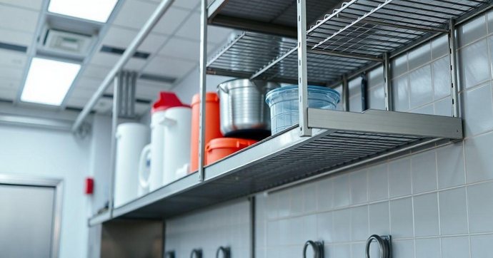 Estante Aço Inox Para Cozinha Industrial