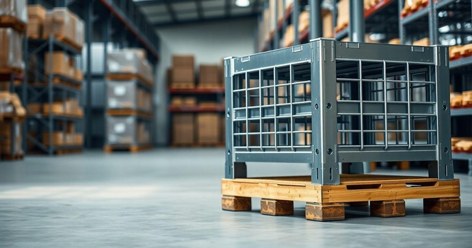 Pallet de contenção em aço carbono: segurança e eficiência