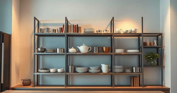 Prateleira de aço para cozinha: A solução ideal para organização e estilo