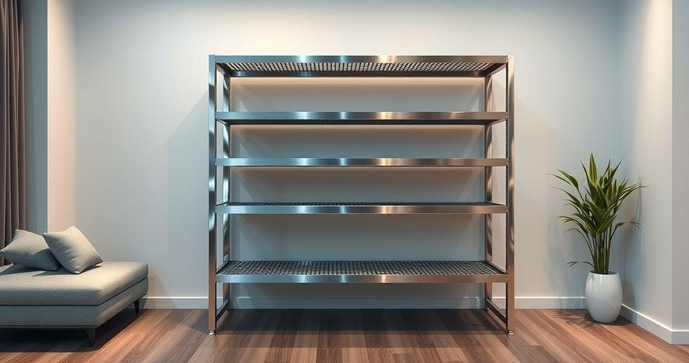 Estante Aço Inox 5 Prateleiras: Durabilidade e Estilo