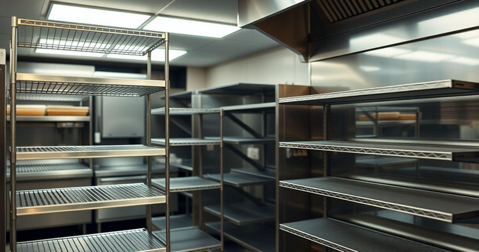 Prateleiras de inox para restaurante: Versatilidade e Durabilidade para sua Cozinha