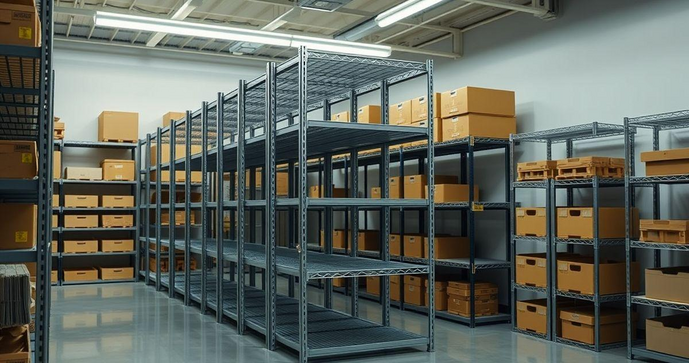 Rack metálico é a solução ideal para otimizar seu espaço e organização