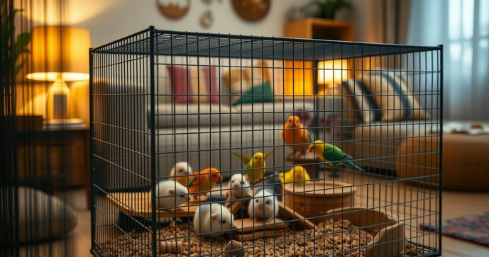 Gaiola de aramado: a melhor escolha para o seu pet