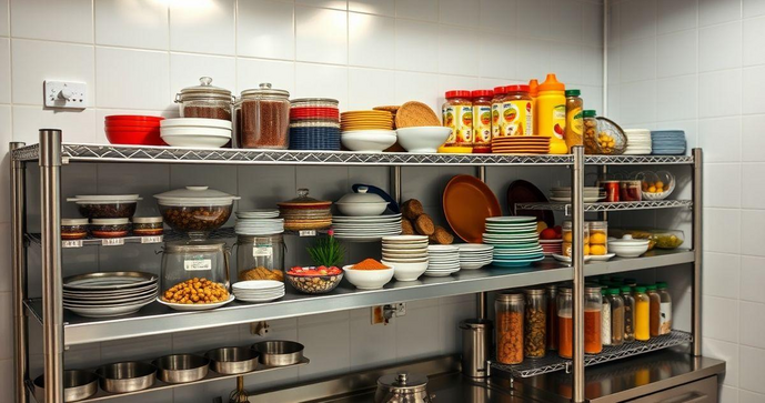 Prateleira de Aço para Cozinha: Como Escolher a Ideal para Otimizar Seu Espaço