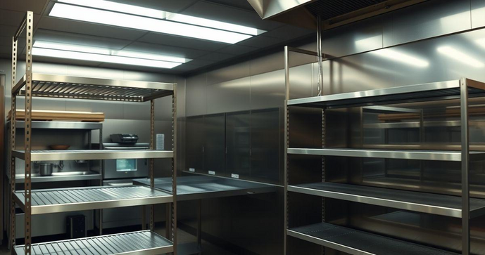 Prateleiras de inox para restaurante: Durabilidade e Estilo No Seu Negócio