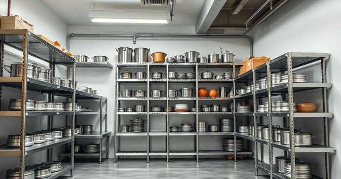 Como Escolher a Melhor Estante Inox para Cozinha Industrial