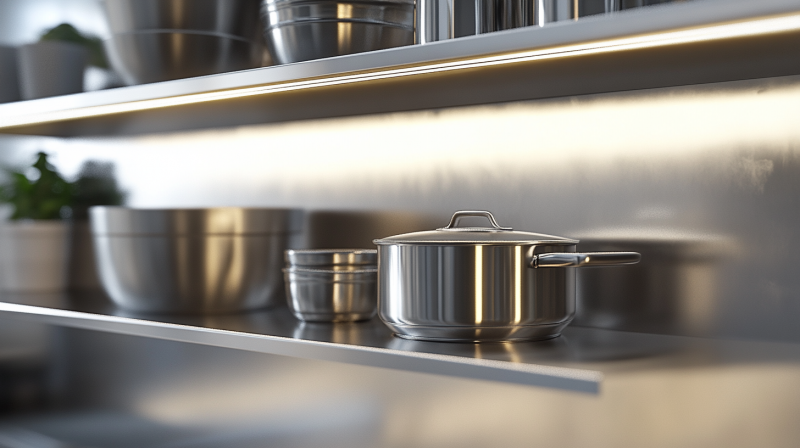 Prateleira de Aço Inox: Beleza e Durabilidade
