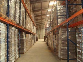 estante porta pallets